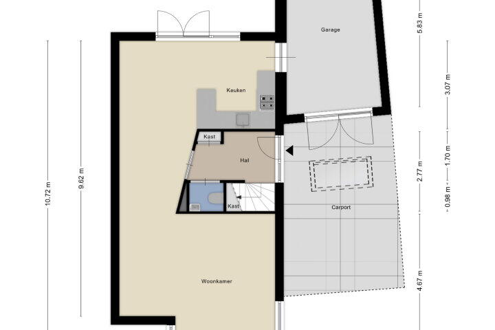 Plattegrond – de Lingert 5260, Wijchen