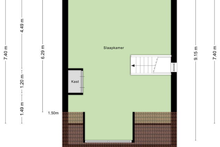 Plattegrond – de Lingert 5260, Wijchen