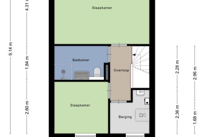 Plattegrond – de Lingert 6211, Wijchen