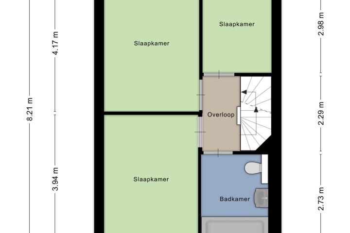 Plattegrond – de Lingert 6433, Wijchen