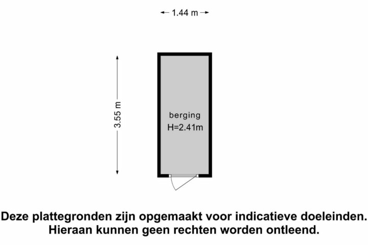 Plattegrond – Delistraat 61, Nijmegen