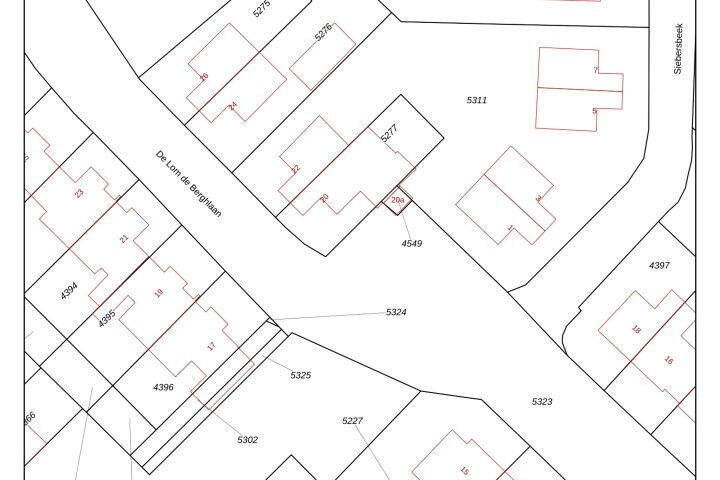 Plattegrond – De Lom de Berghlaan 20, Lottum