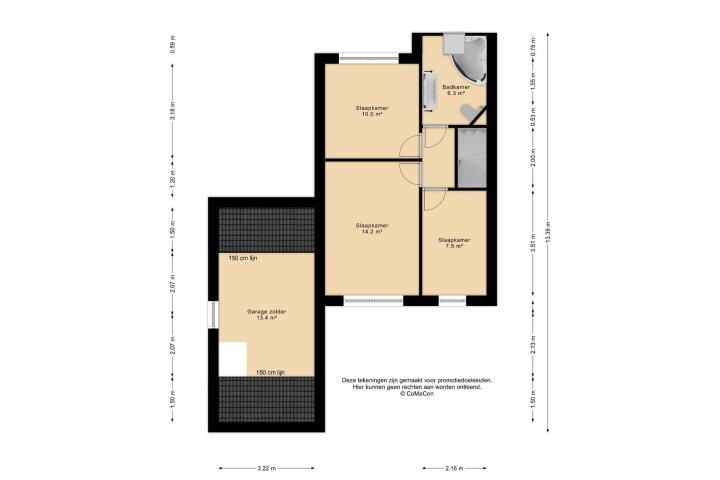 Plattegrond – De Lom de Berghlaan 20, Lottum