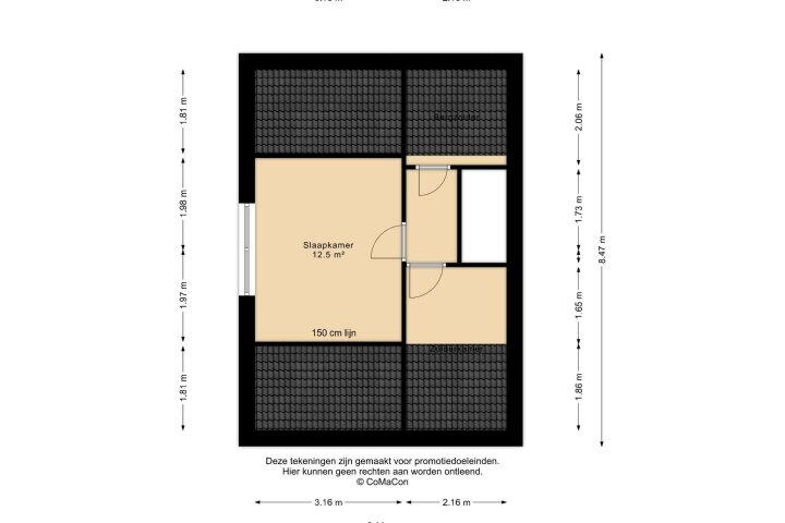 Plattegrond – De Lom de Berghlaan 20, Lottum