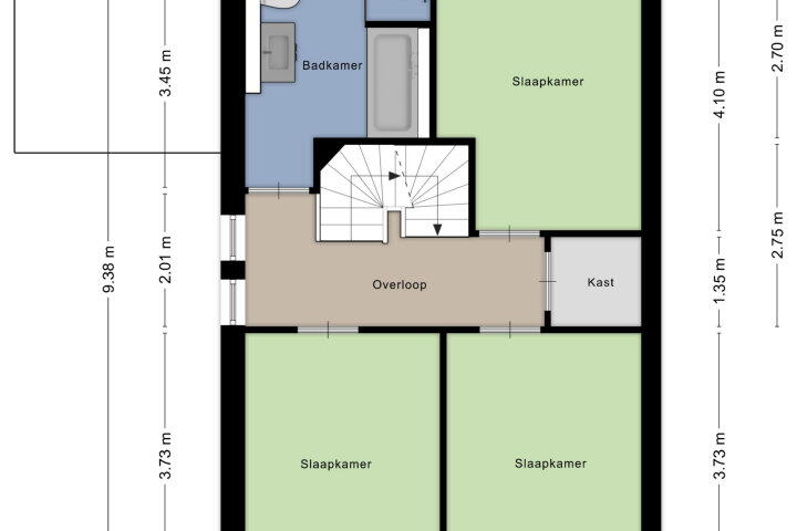 Plattegrond – de Meren 1314, Wijchen