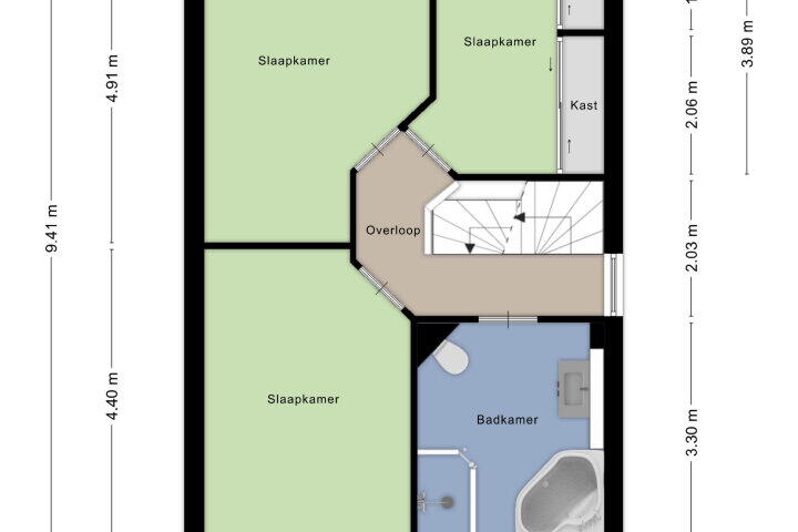 Plattegrond – de Meren 1620, Wijchen