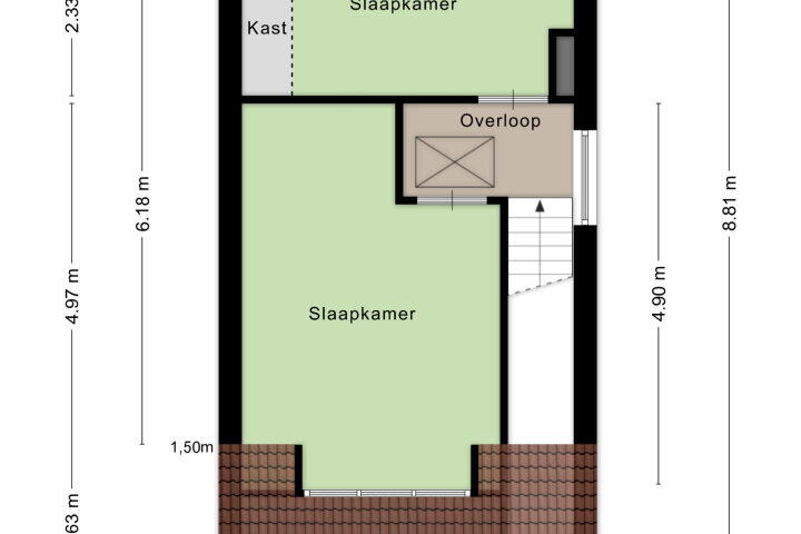 Plattegrond – den Bond 12, Niftrik