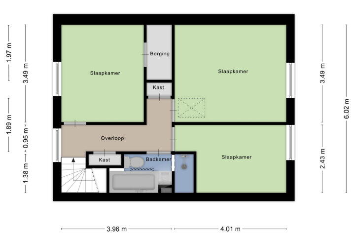 Plattegrond – Den Dubbelen 5, Veghel