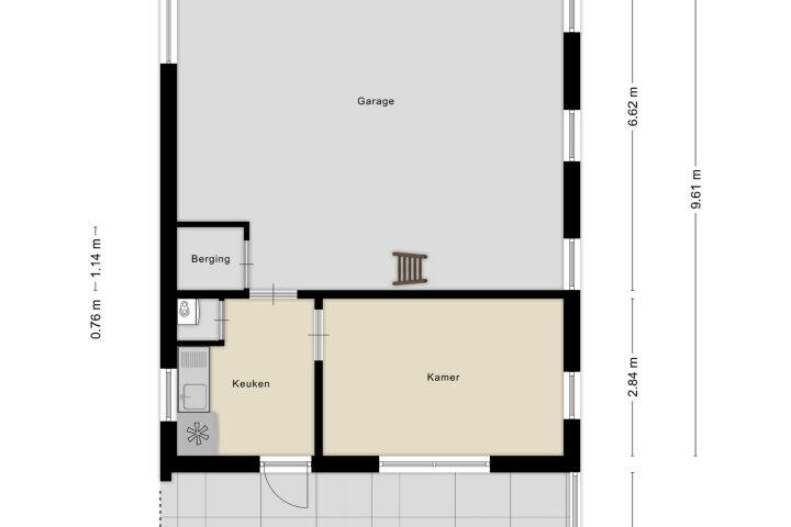 Plattegrond – Den Dubbelen 5, Veghel