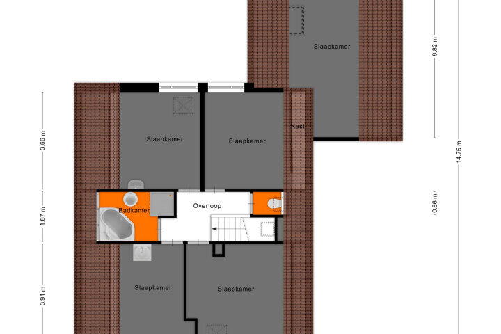 Plattegrond – den Ekker 5, Reusel