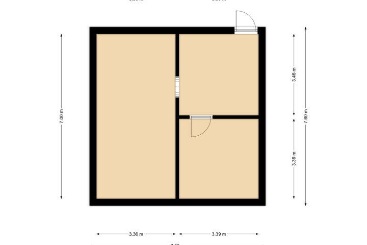 Plattegrond – Den Haagstraat 48, Heerlen