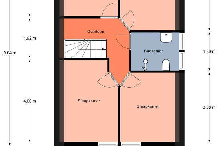 Plattegrond – De Oester 4, Kornhorn