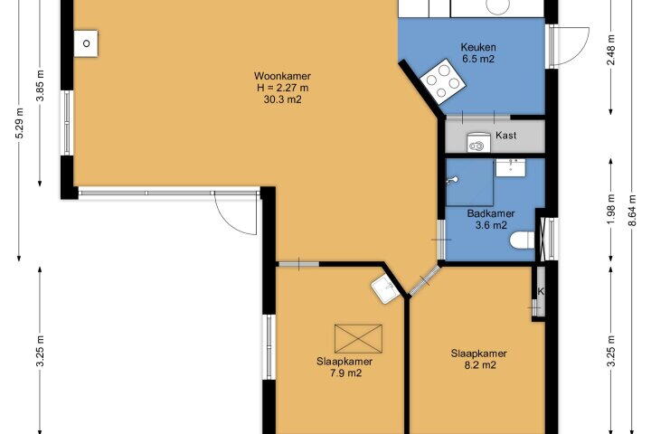 Plan – De Oostermaat 25, Westerbork