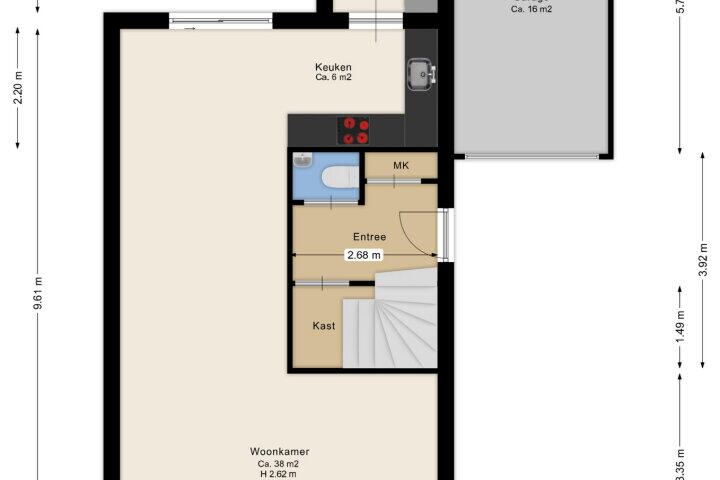 Plattegrond – De Oplegger 29, Hollandscheveld