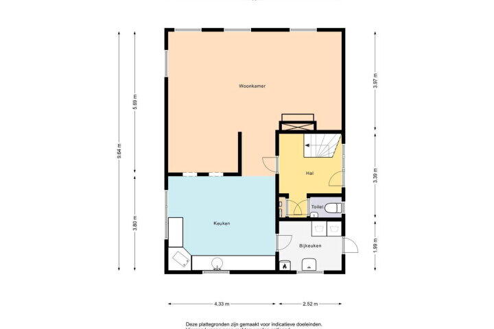 Plattegrond – de Pontsjer 21, Nieuwehorne