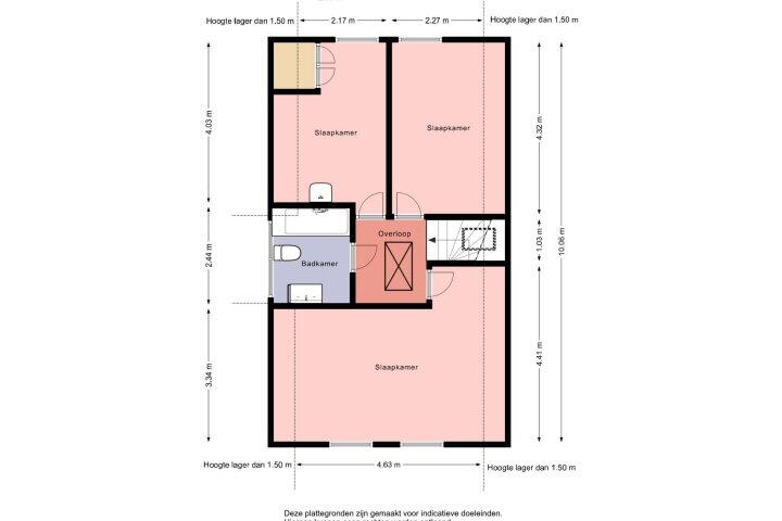 Plattegrond – de Pontsjer 21, Nieuwehorne