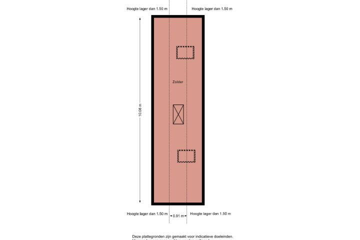 Plattegrond – de Pontsjer 21, Nieuwehorne