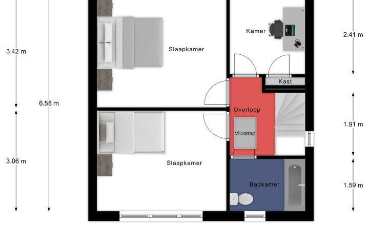 Plattegrond – De Regeakker 8, Meijel