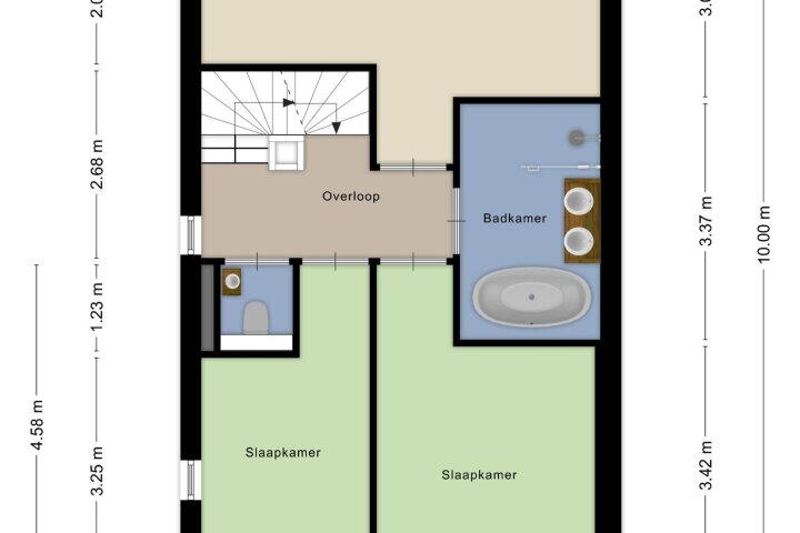 Plattegrond – Dericks en Geldens 31, Druten