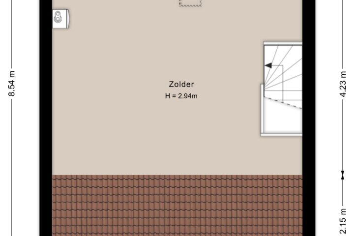 Plattegrond – de Rikking 113, Steenwijk