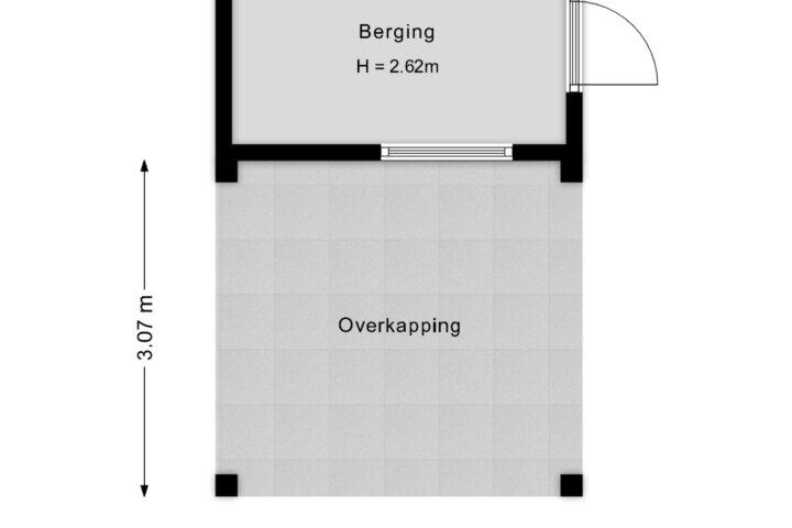 Plattegrond – de Rikking 113, Steenwijk