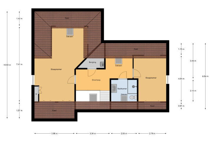 Plattegrond – De Savornin Lohmanlaan 55, Vlissingen