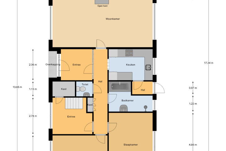 Plattegrond – De Savornin Lohmanlaan 57, Vlissingen