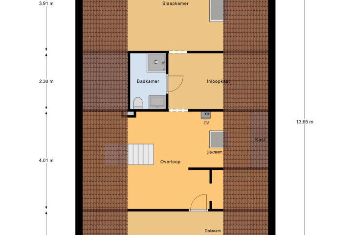 Plattegrond – De Savornin Lohmanlaan 57, Vlissingen