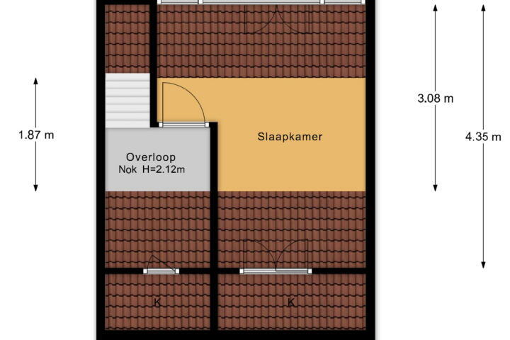 Plattegrond – De Savornin Lohmanstraat 22, Veenendaal