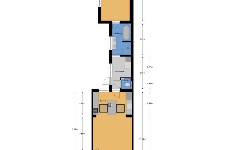Plattegrond – De Savornin Lohmanstraat 22, Veenendaal