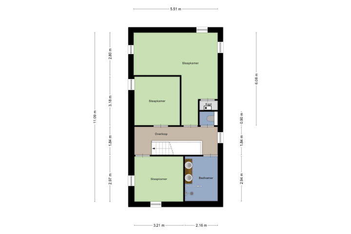 Plattegrond – De Schelp 17, Zeewolde