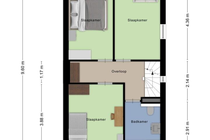 Plattegrond – De Schouw 2, Oud Gastel