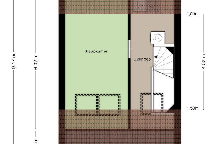 Plattegrond – de Schrabber 20, Ewijk