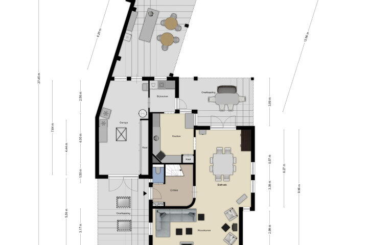 Plattegrond – De Steenenborch 20, Nieuwkuijk