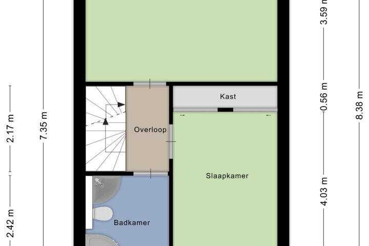 Plattegrond – De Stelling 12 18, Lelystad