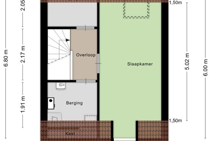 Plattegrond – De Stelling 12 18, Lelystad