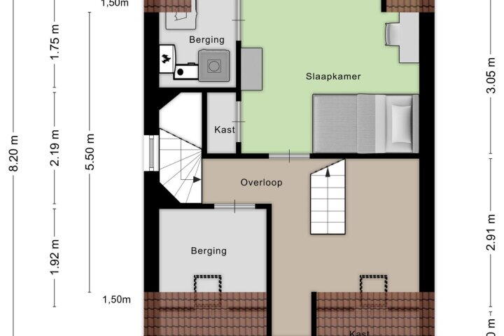 Plattegrond – De Ster 16, Wouw