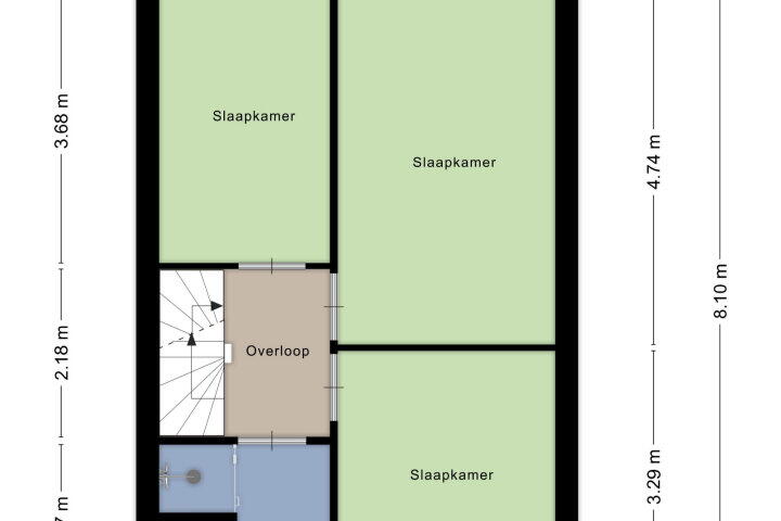 Plattegrond – De Strang 28, Amersfoort