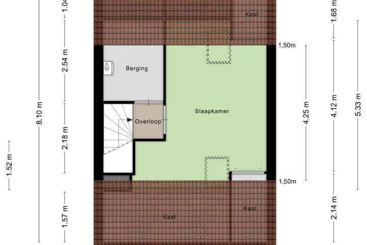Plattegrond – De Strang 28, Amersfoort