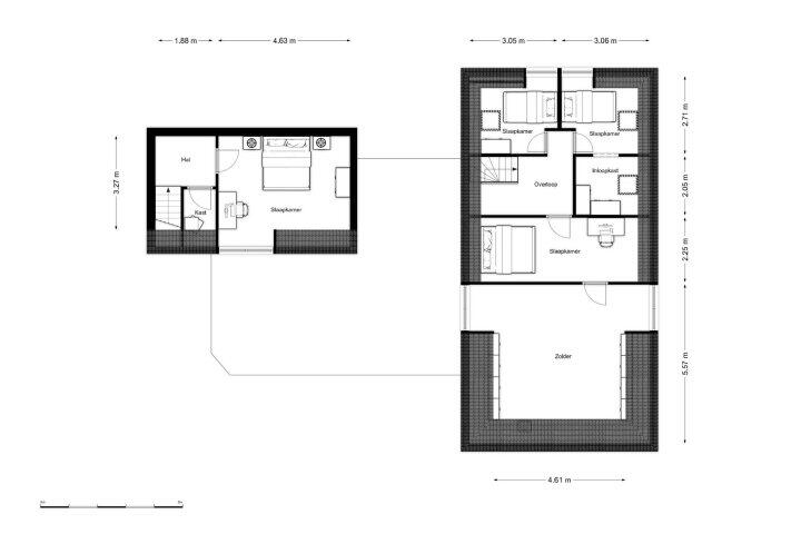 Plattegrond – De Trisken 25, De Wilgen
