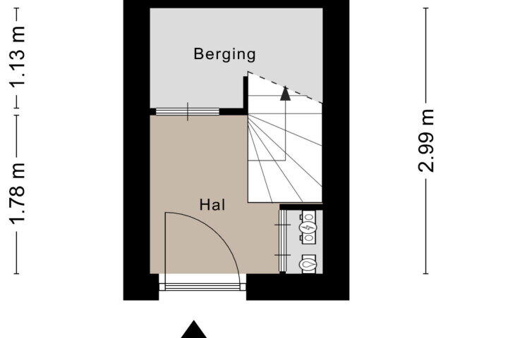 Plattegrond – de Ververt 1019, Wijchen