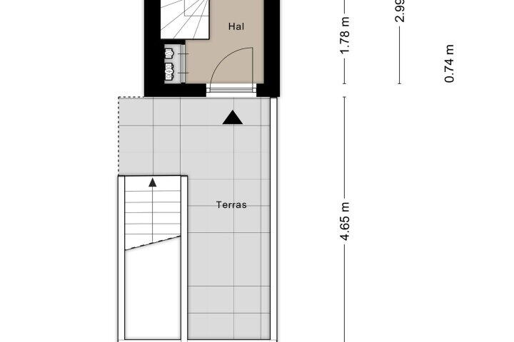Plattegrond – de Ververt 1204, Wijchen