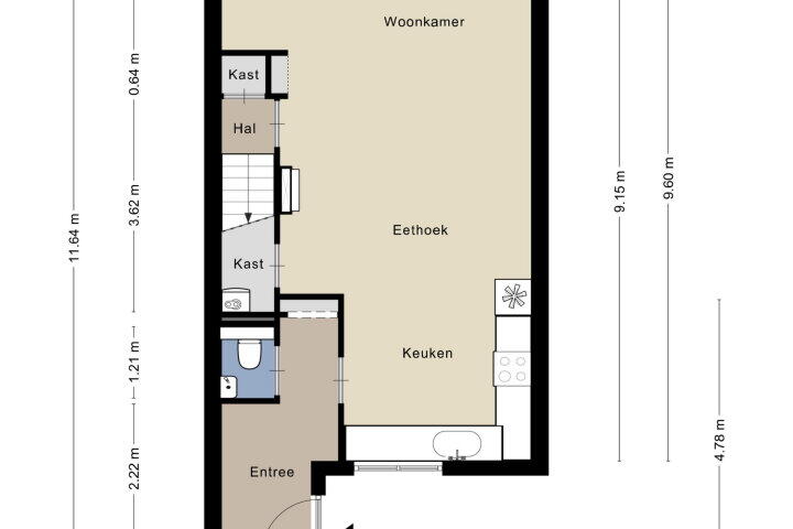 Plattegrond – de Ververt 1554, Wijchen
