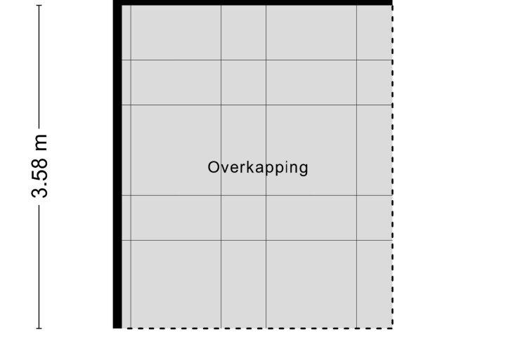 Plattegrond – de Waag 16, Gieten