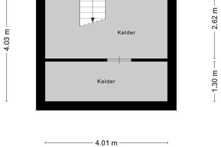 Plattegrond – De Waaij 1, Heumen