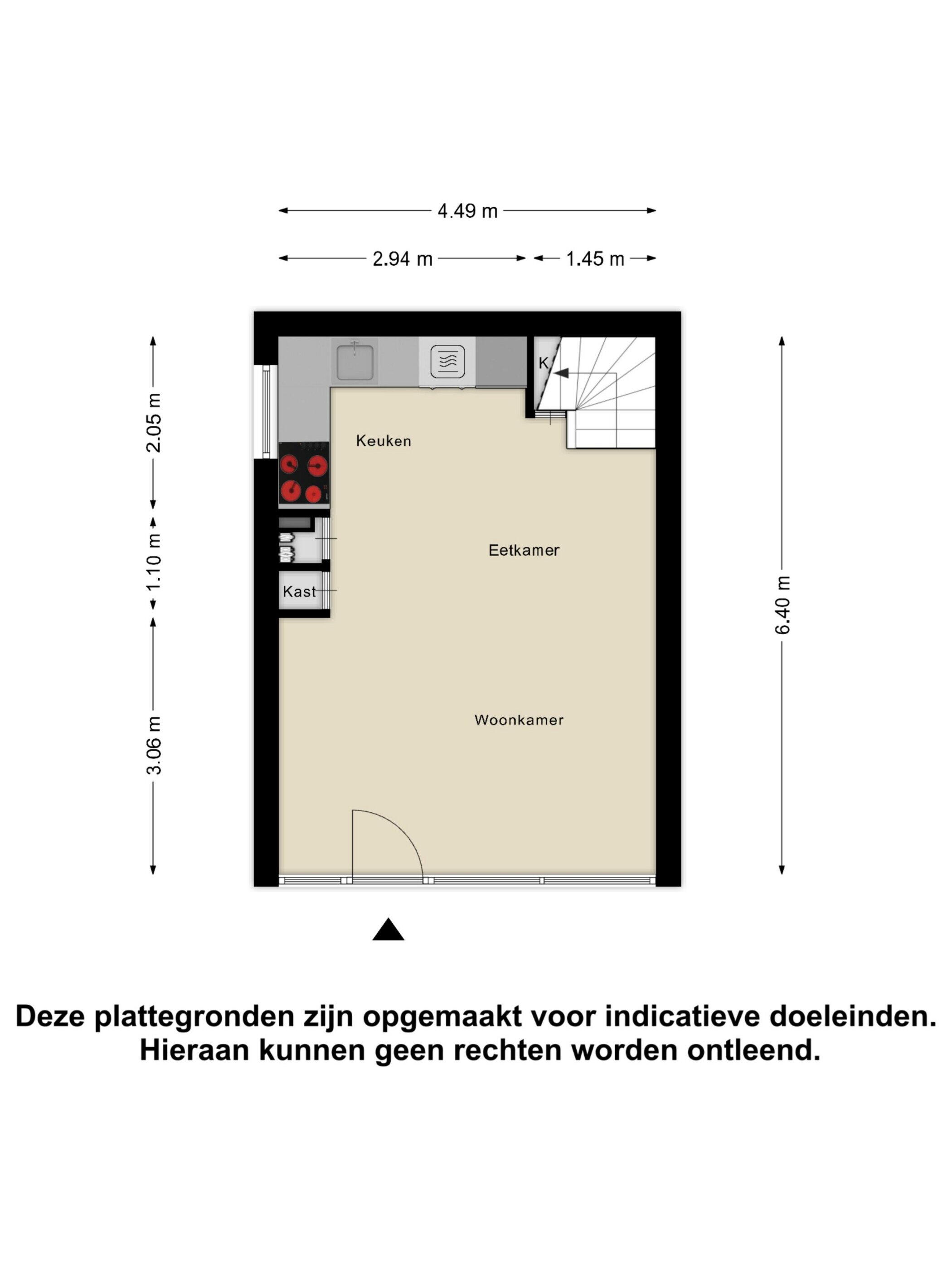 Plattegrond 1 - De Walvisch 54, Zeewolde