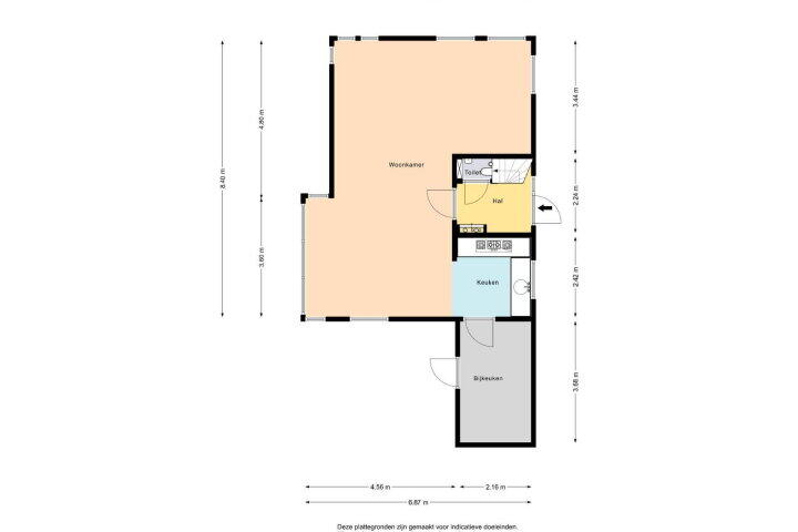 Plattegrond – De Weech 9, Luxwoude