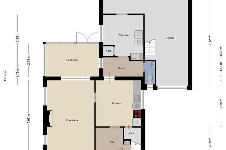 Plan – de Weem 5, Bergharen
