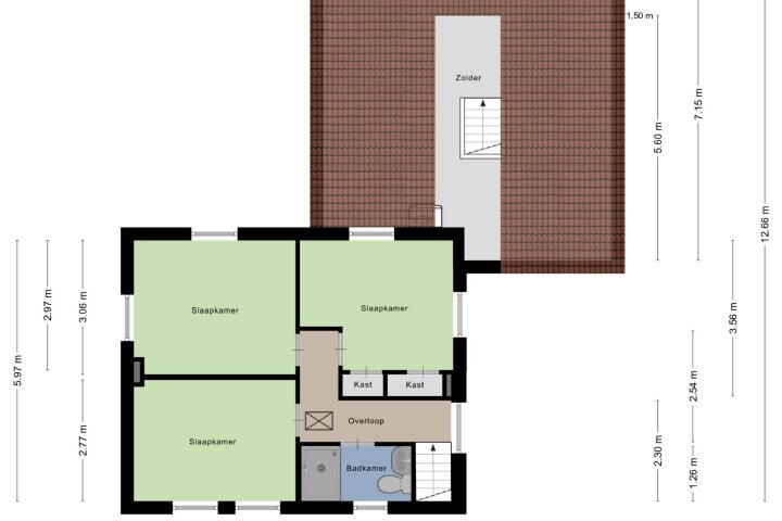 Plan – de Weem 5, Bergharen