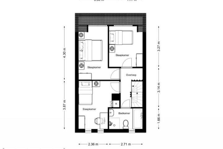 Plattegrond – De Wetterwille 200, Drachten